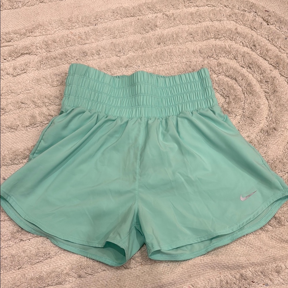 Nike Blue Athletic Shorts Lightweight Elastic Waist